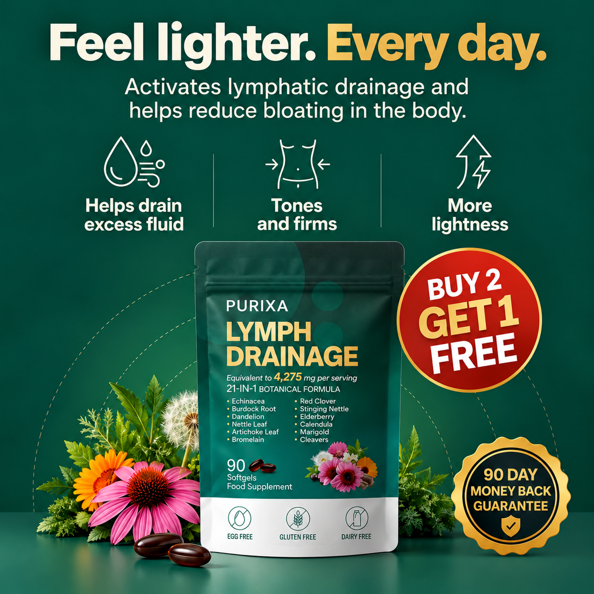Lymph Flow — Lymphatic Support Softgels
